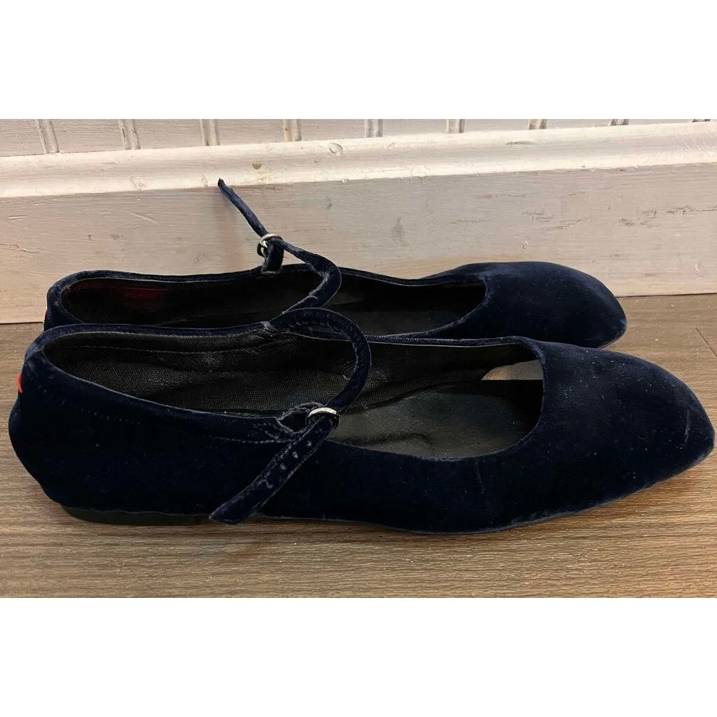 Aeyde Velvet Ballet Flats