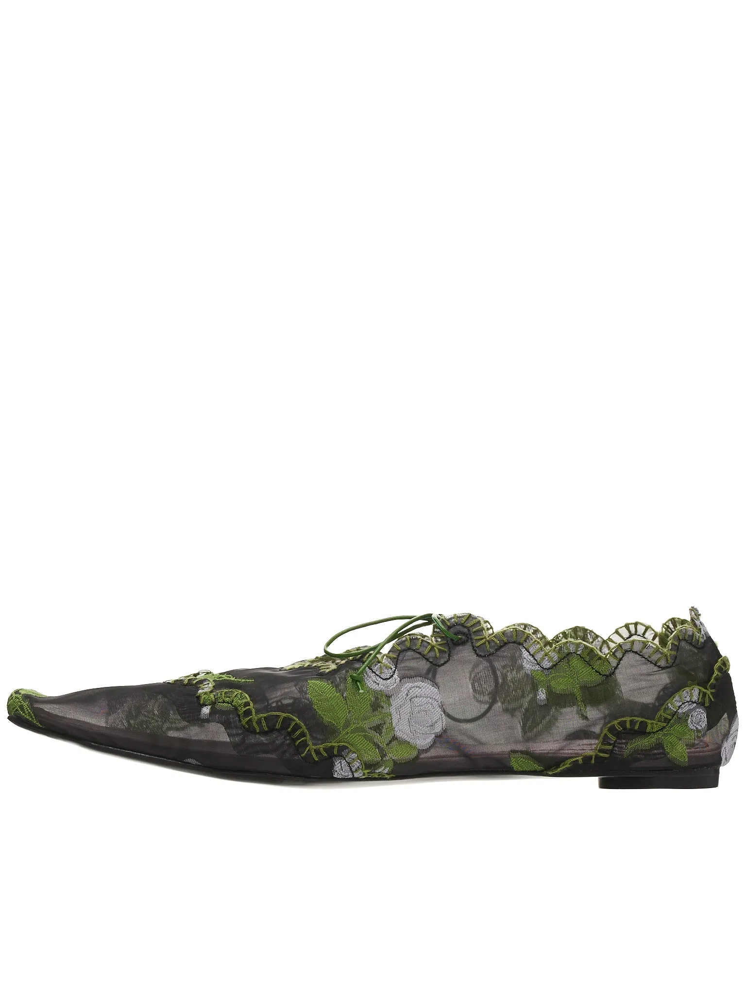 Black Floral Mary Janes (00FF01JK-BLACK-FLORAL)