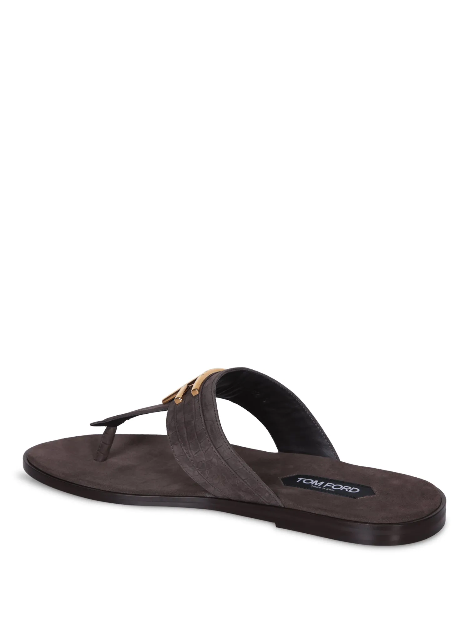 Brighton crododile brown sandals