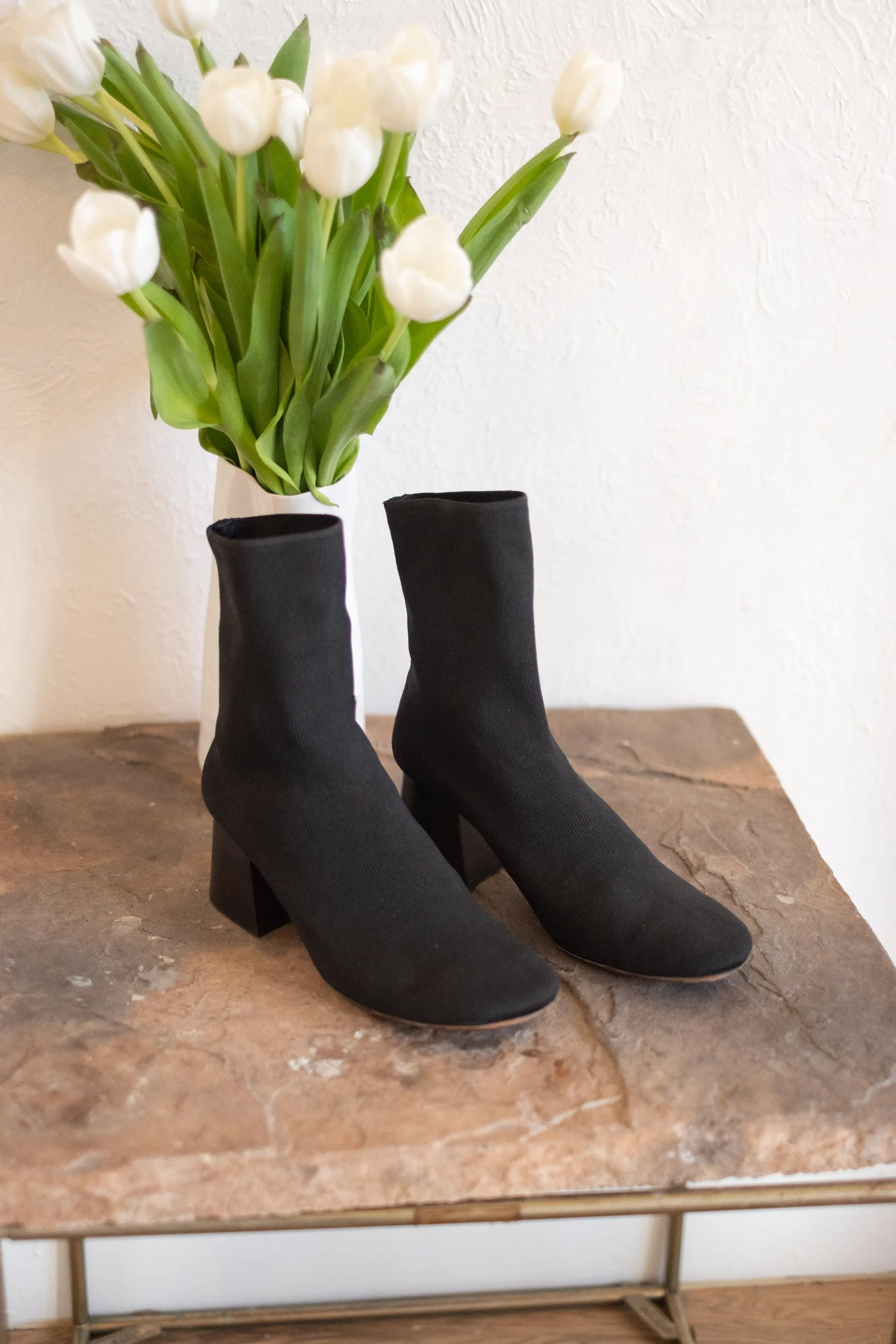 Céline Sock Boot Heels