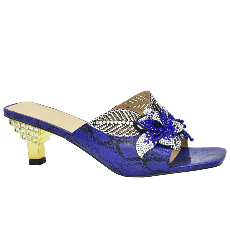 Damaris Serpentine Flower Sequin Sandals