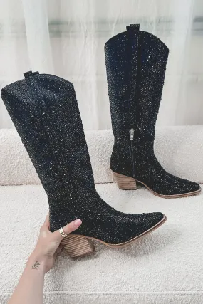 DEAL Shoes That Shine Rhinestone Western Boots