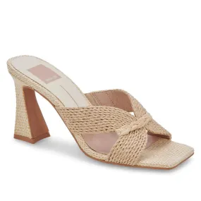 Dolce Vita Womens Nitro Natural Raffia Heels