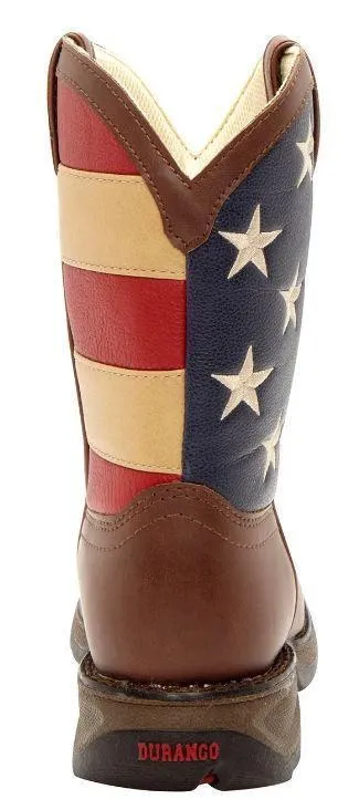 DURANGO LIL' KID'S PATRIOTIC WESTERN FLAG BOOT STYLE BT245