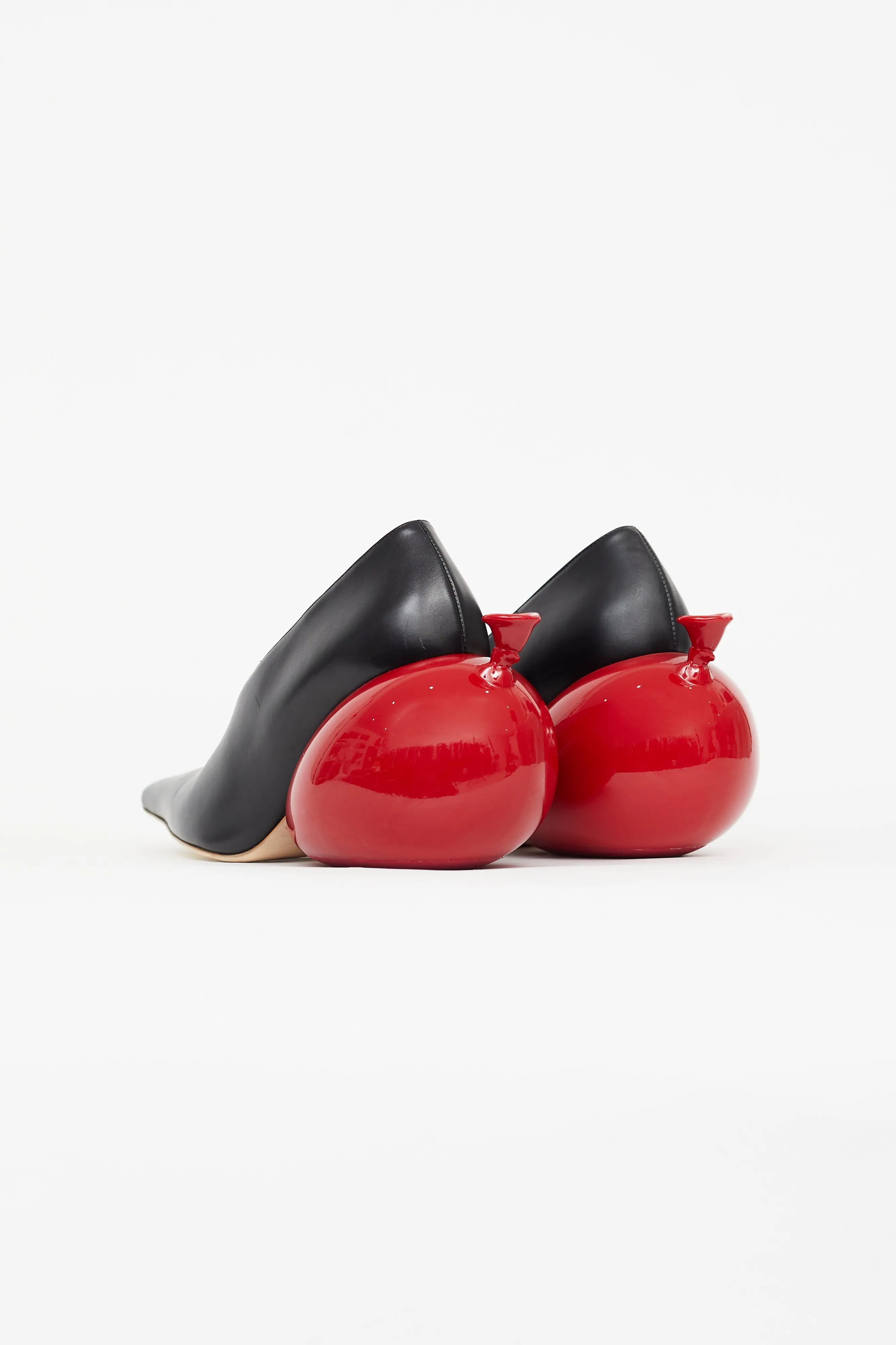 Fall 2022 Black & Red Balloon Heel