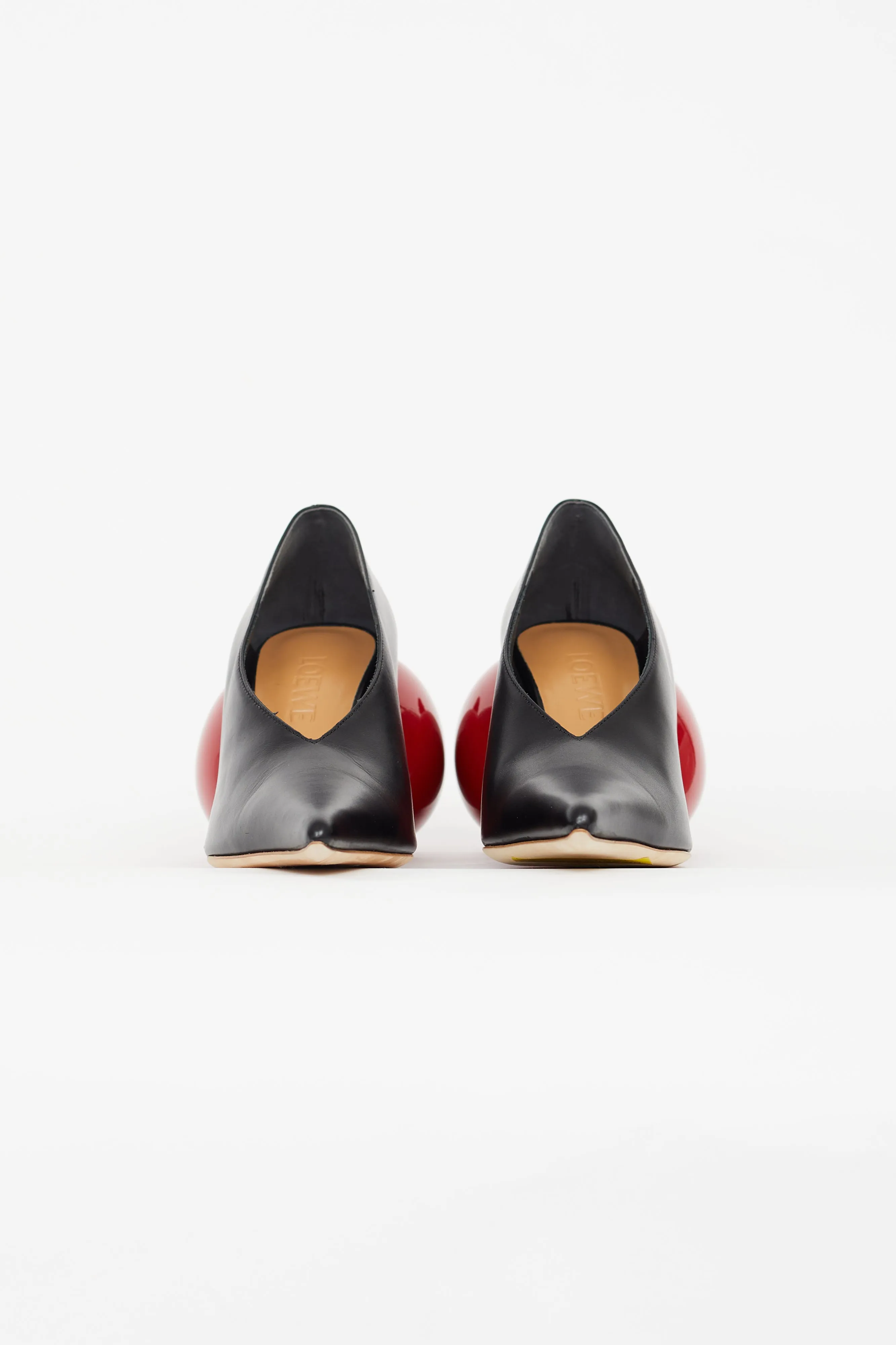 Fall 2022 Black & Red Balloon Heel