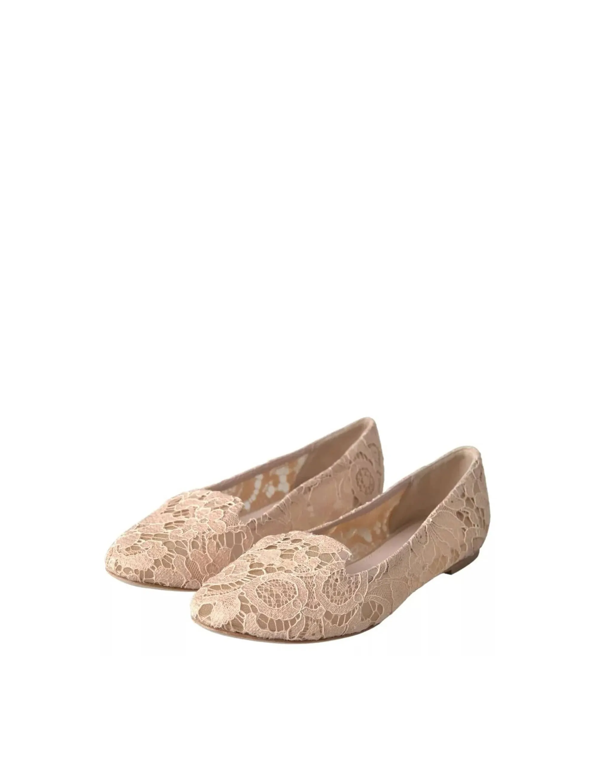 Floral Lace Flat Shoes