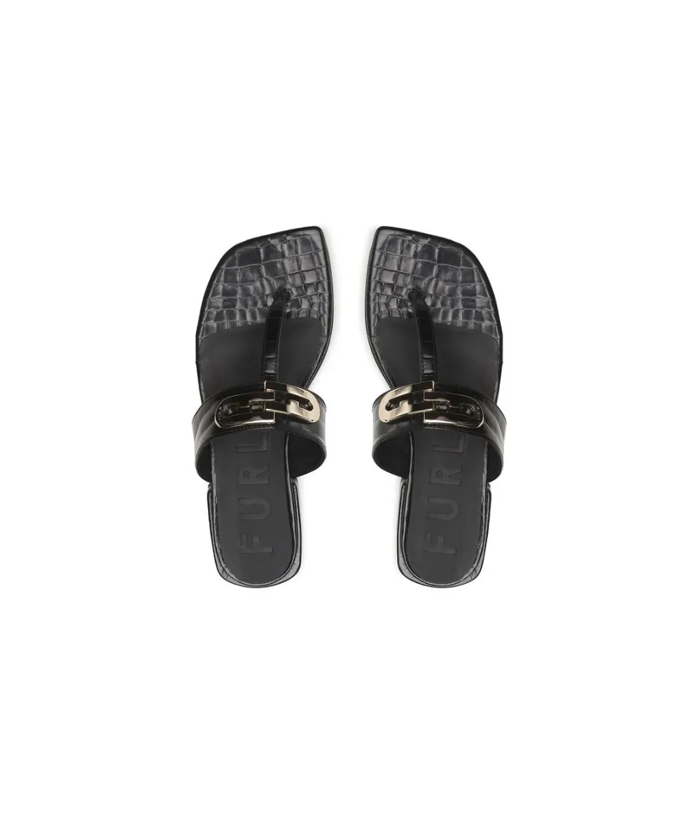 FURLA CHAIN THONG SANDALS