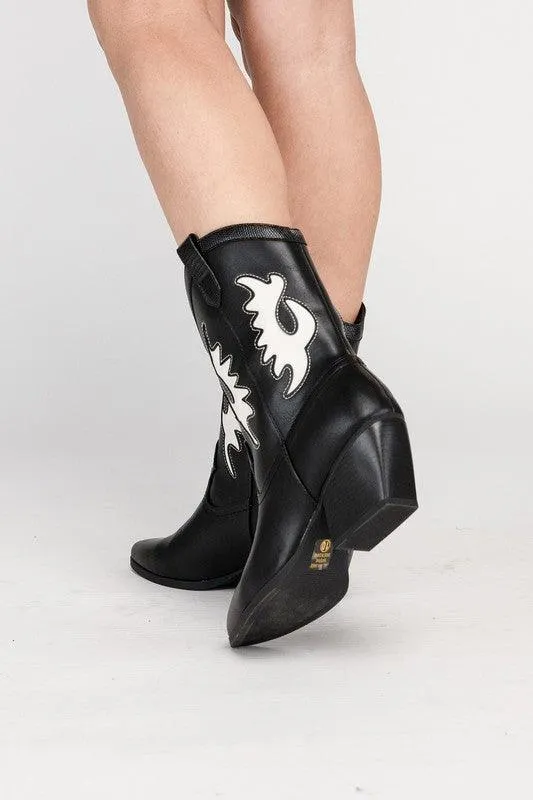 Giga Western High Ankle Boots