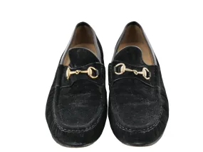 Gucci Horsebite Black Loafers with Hard Soles- CW1082