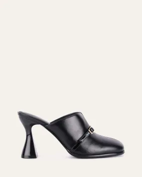 HALSEY HIGH HEELS BLACK LEATHER