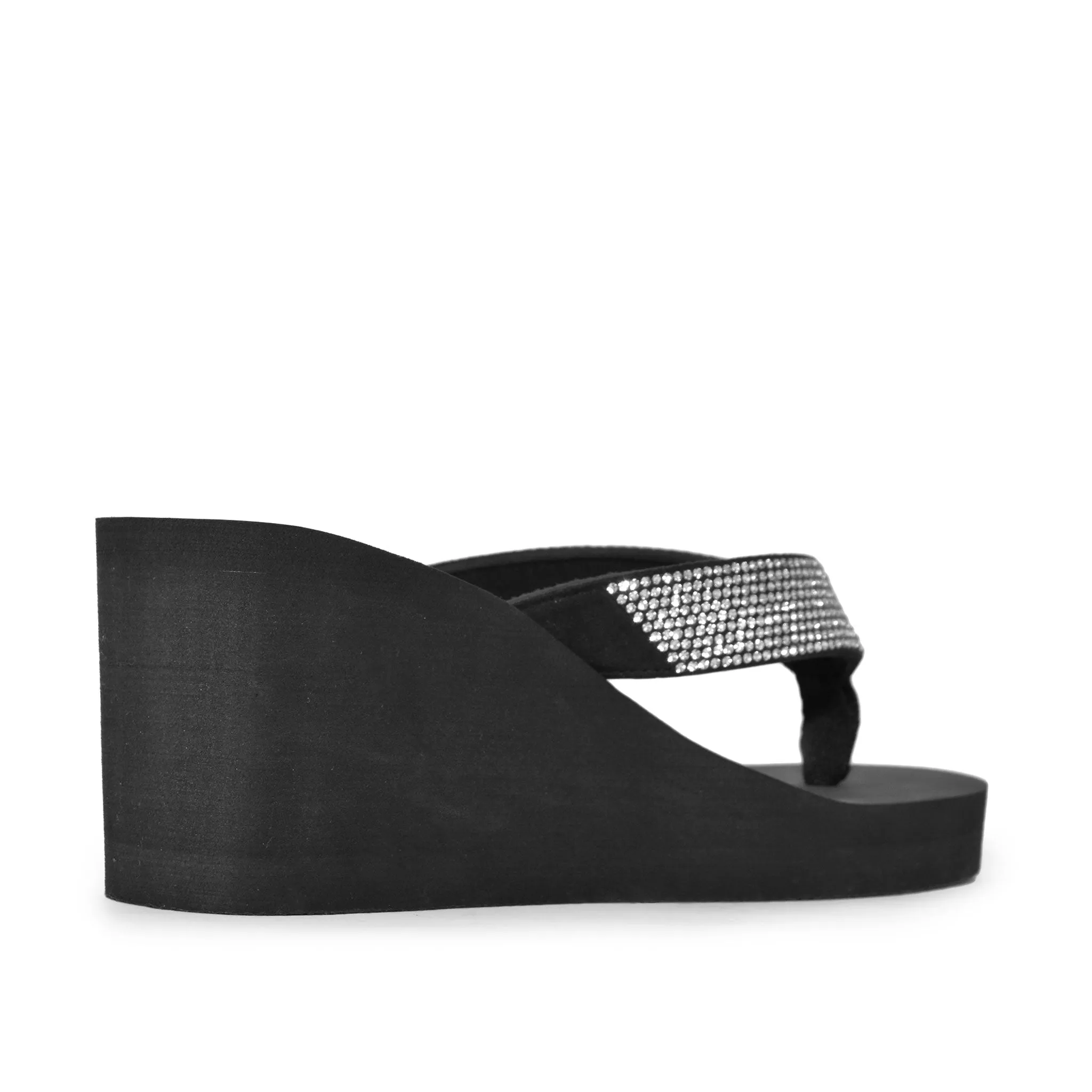 HEATWAVE-01 Retro Platform Wedge Foam Flip Flop Sandals