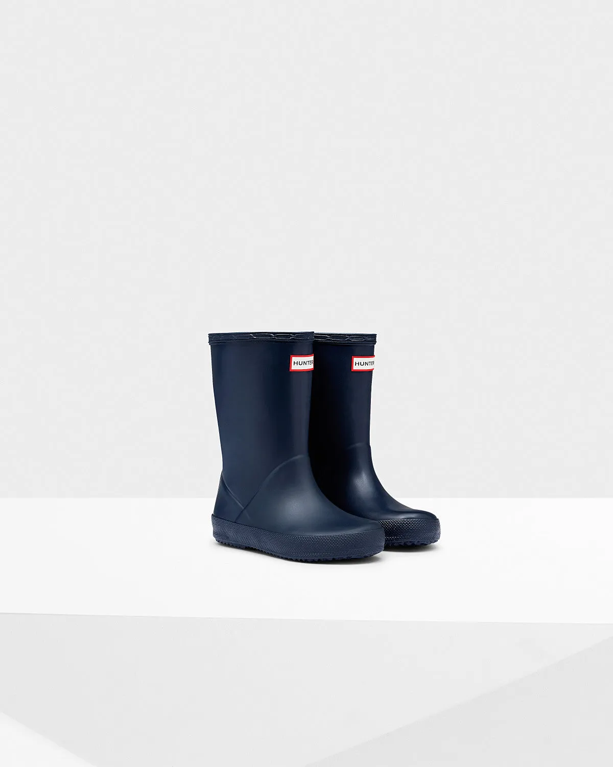 Hunter Navy Original Kids First Matte Rainboot