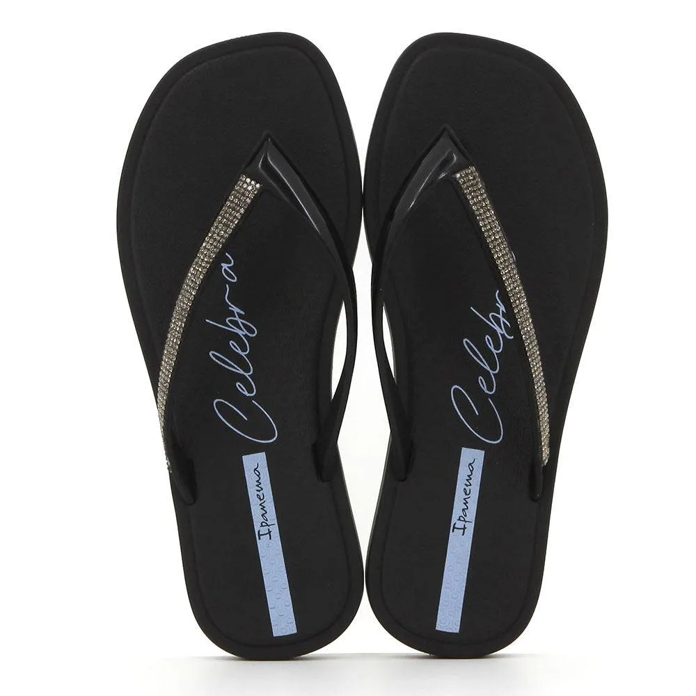 Ipanema Celebrate Thong Sandals - Black Multi