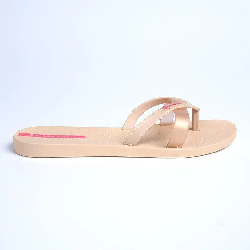 Ipanema Wave Thong Sandals - Beige/Gold