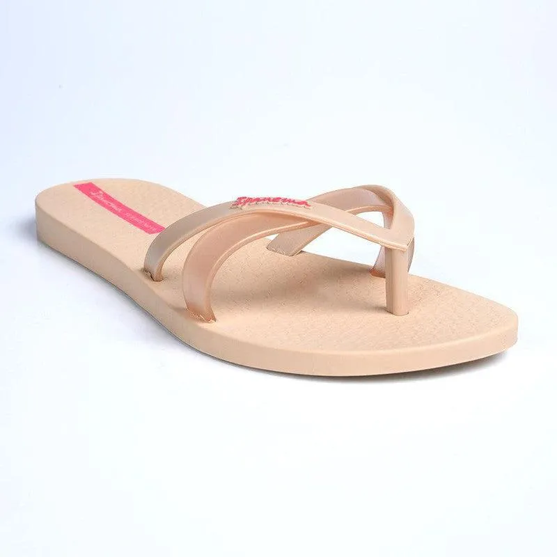 Ipanema Wave Thong Sandals - Beige/Gold