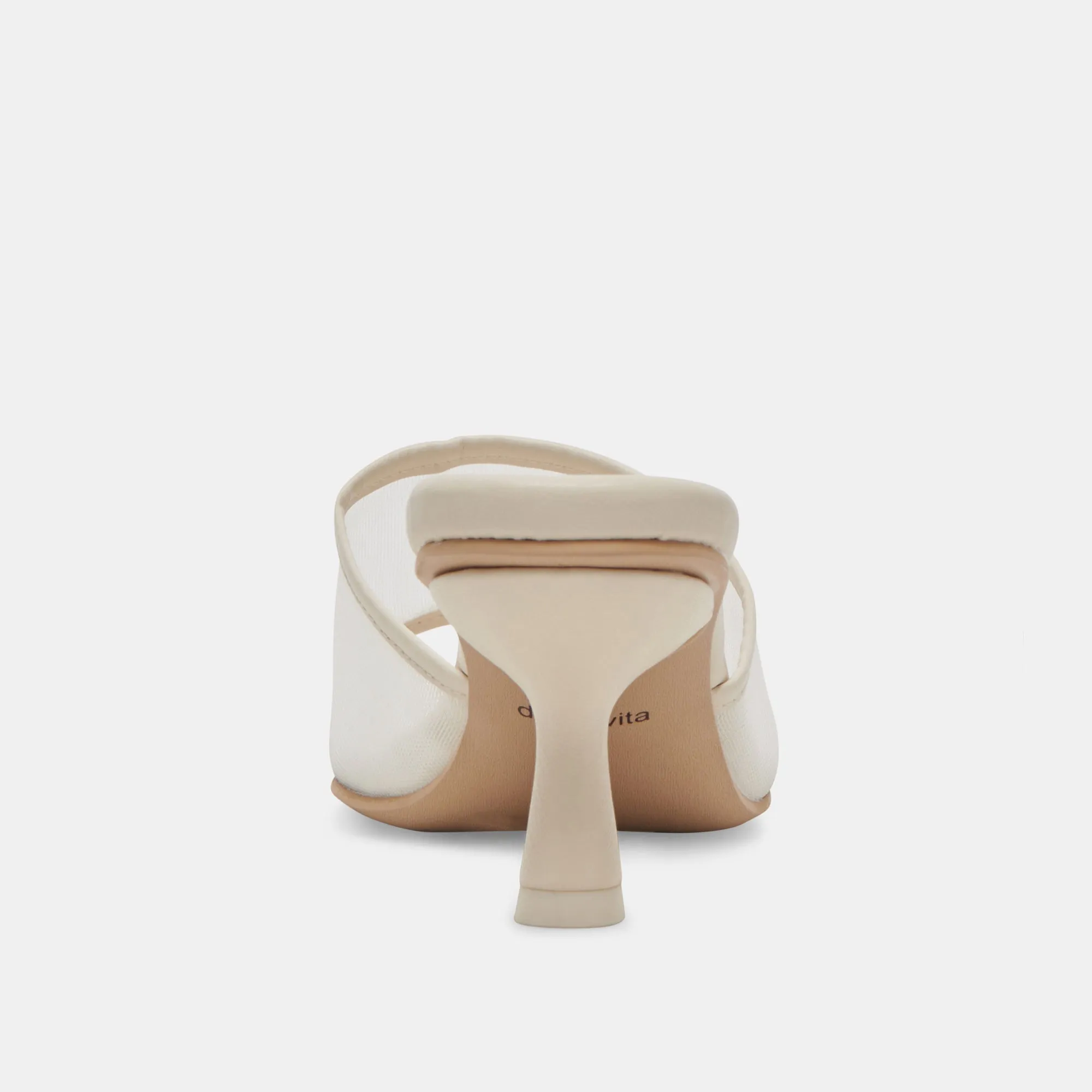 MEEZA HEELS IVORY MESH