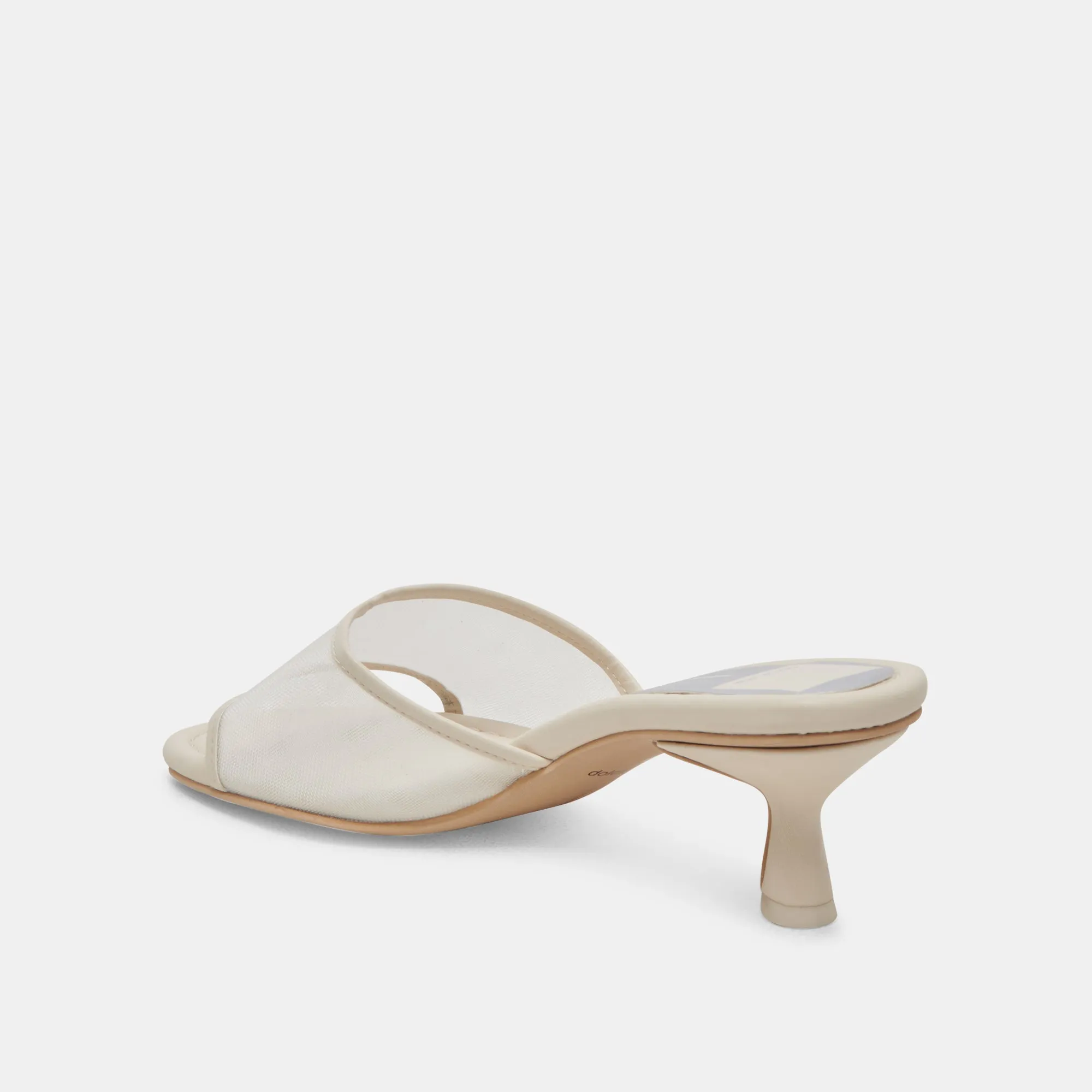 MEEZA HEELS IVORY MESH