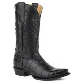 Men's Stetson Dynamite Alligator Exotic Boots Handcrafted 12-020-6118-4251