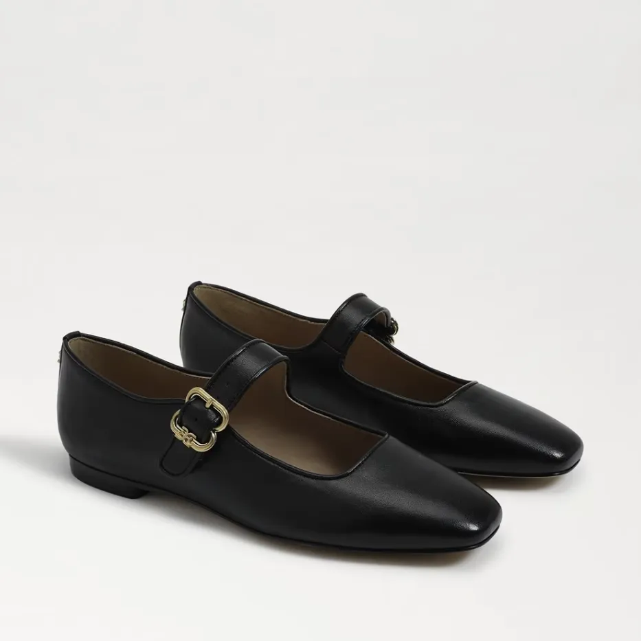 Michaela Mary Jane Flat Black