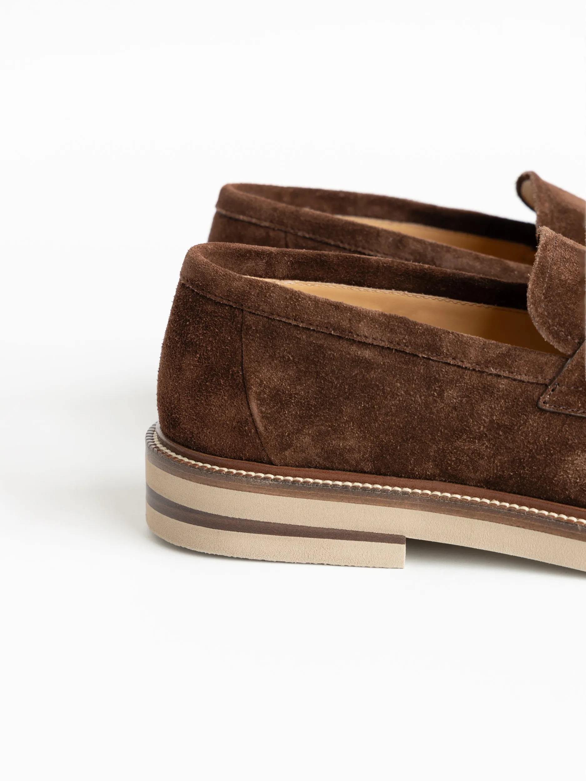 Mustang Brown Suede Loafers