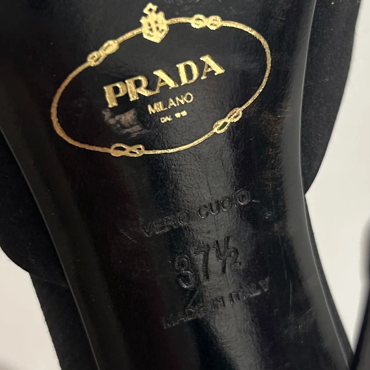 Prada Flower Heels