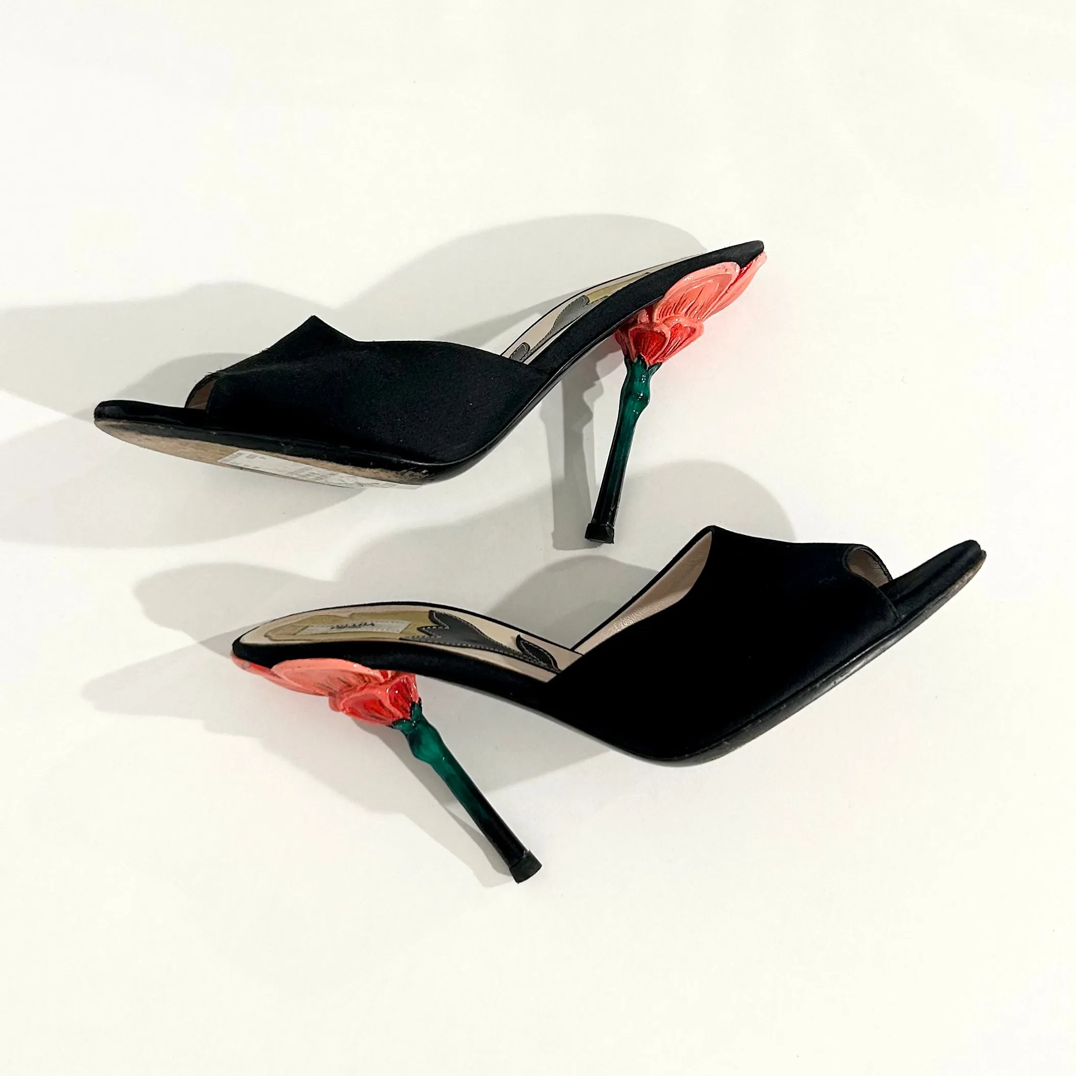 Prada Flower Heels