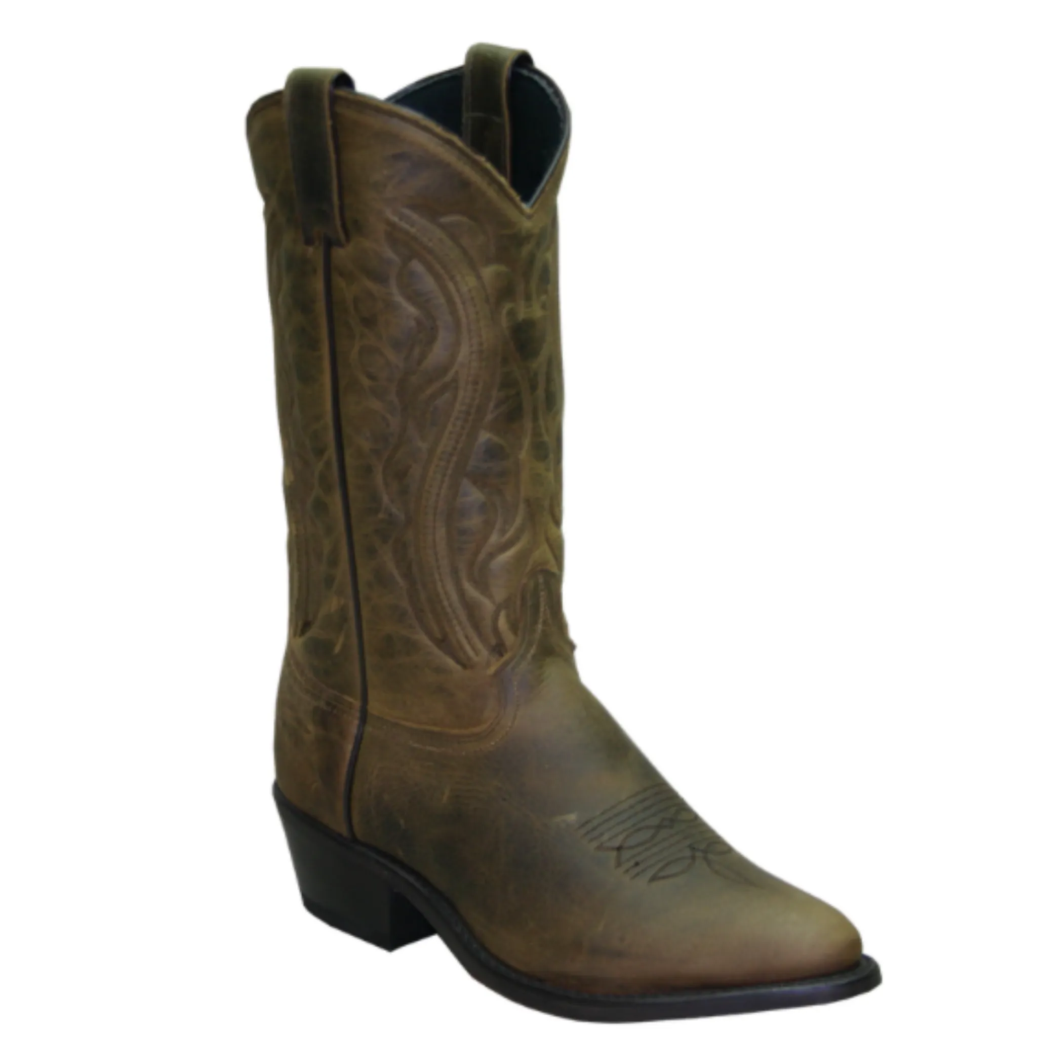 SAGE MEN'S OILED COWHIDE WESTERN BOOT- 3051