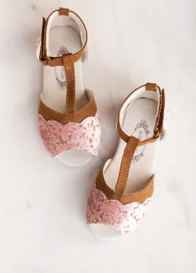 Stella Sandal Flat in Light Pink