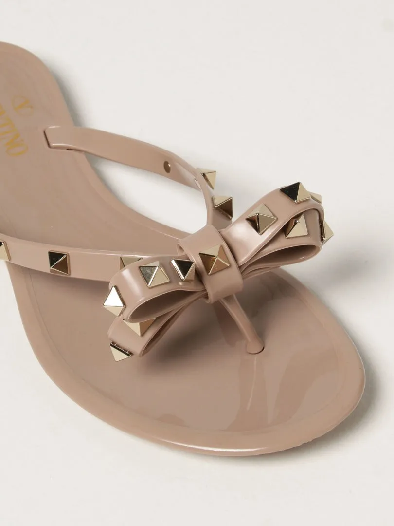 VALENTINO GARAVANI - Rockstud bow sandals