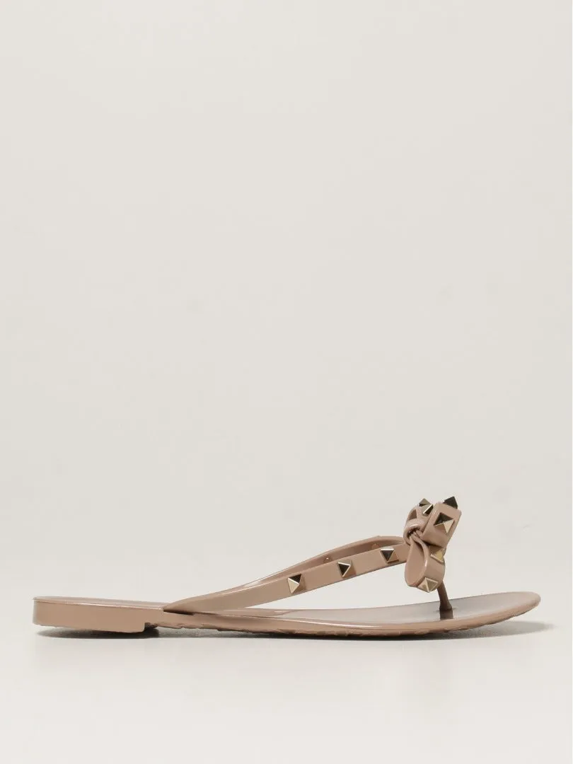 VALENTINO GARAVANI - Rockstud bow sandals