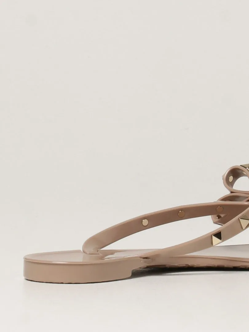 VALENTINO GARAVANI - Rockstud bow sandals